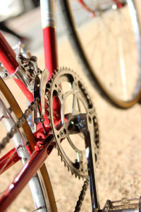 Bicicleta GAC restaurada color rojo
