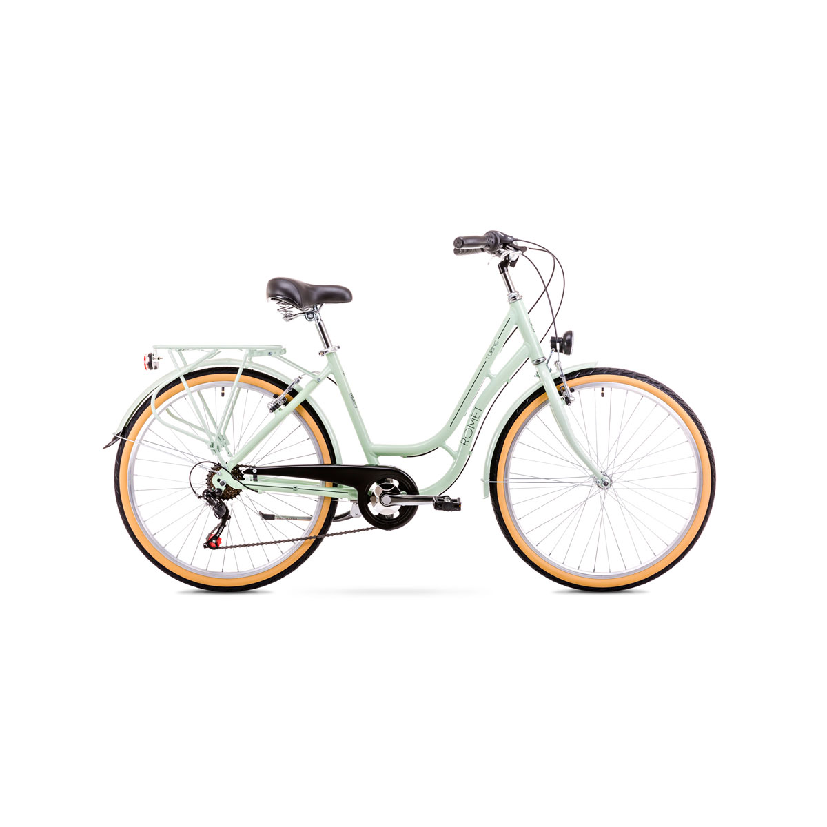 Bicicleta de paseo verde economica para mujer regalo