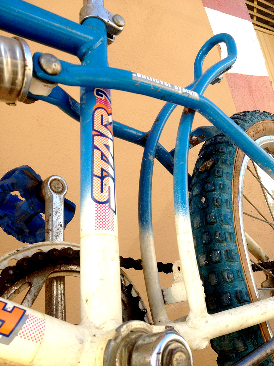 pintura de bicicleta clasica bmx 80s ochentera