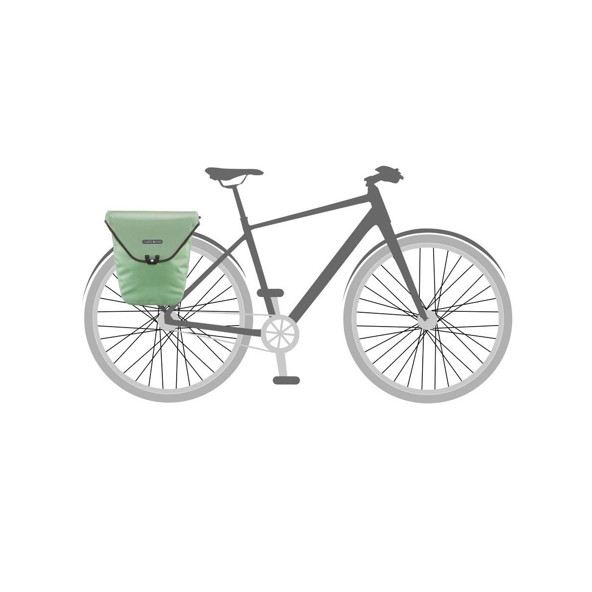 Alforja Ortlieb Velo-Shopper 18L Pistacho Sistema Quick-Lock 2.1 - Imagen 3