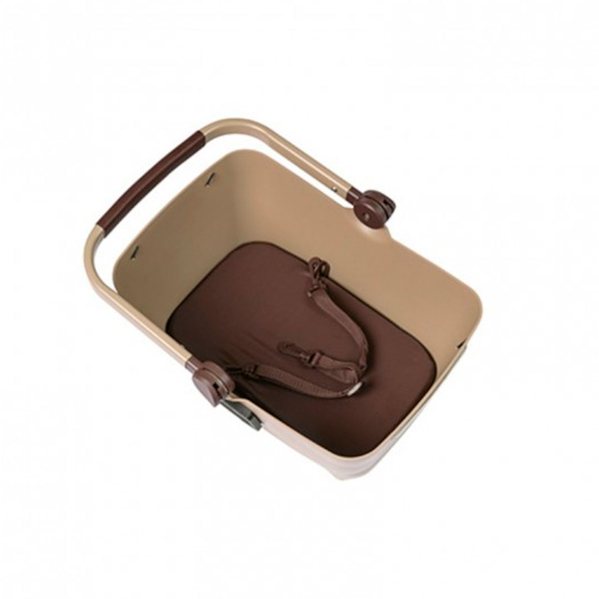Cesta delantera BASIL para perro "BUDDY" KF, 32L, marrón - Imagen 4