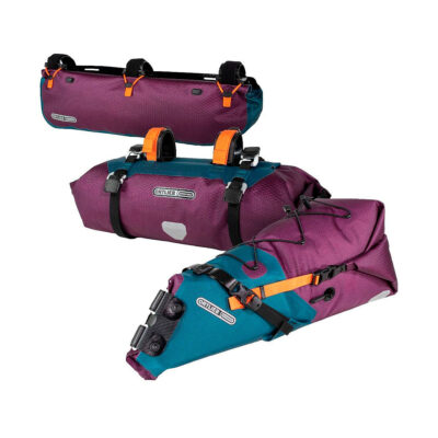 Juego de Bolsas ORTLIEB Bikepacking Limited Edition Purple-Petrol-Orange
