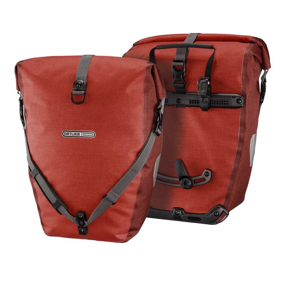 Alforjas Ortlieb Back-Roller Plus (2X) Cr Par 20 Litros Granate Rojo