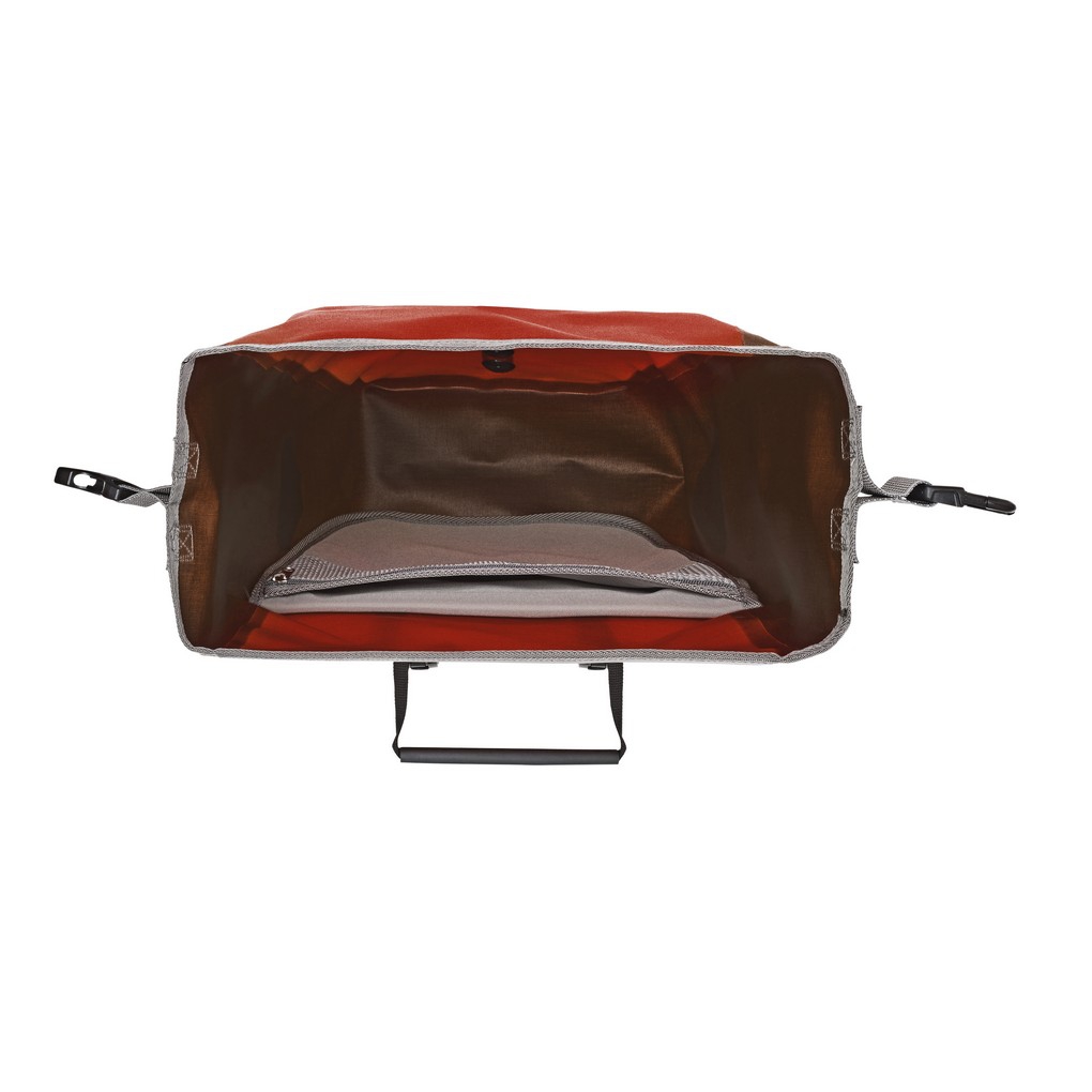 Alforjas Ortlieb Back-Roller Plus (2X) Cr Par 20 Litros Granate Rojo - Imagen 5