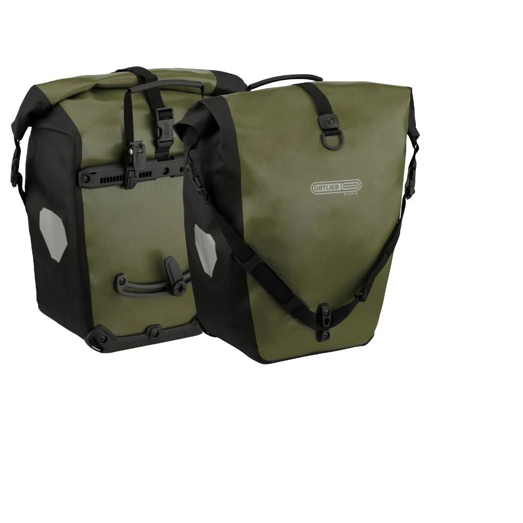 Alforjas Ortlieb Back-Roller Ql2.1 (2X)20L Par Oliva